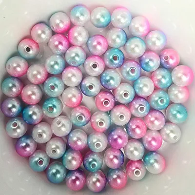 Immagine prodotto di Perline di cera colorate e scintillanti circa 200 pezzi, 6 mm, rosa, giallo, bianco