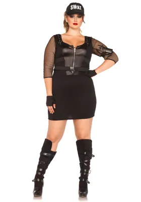 Produktbild von SWAT Officer + - Groesse: 1X-2X - Farbe: Black