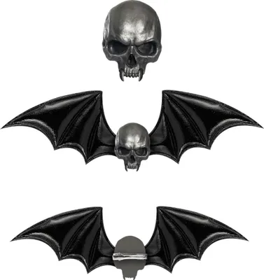 Produktbild von Fledermaus Totenkopf Haarklammer