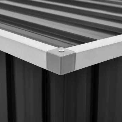 Image de vidaXL Coffre de jardin anthracite 109 x 67 x 65 cm
