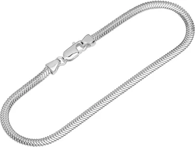 Produktbild von Armband 925 Sterling Silber 19cm Schlangenkette Damen designer Armbandkette Neu