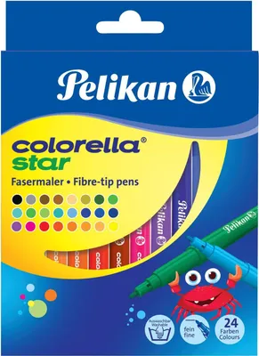 Immagine prodotto di Pelikan 814522 Penna in fibra Pelikan colorella star, confezione da 24 pezzi