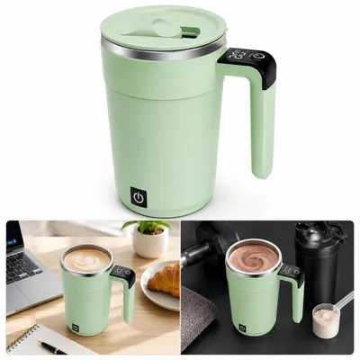 Produktbild von Vielseitiger Rührbecher für Protein‑, Kaffee‑ und Milchgetränke, KI-generiertes Bild