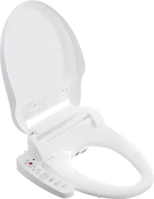 Produktbild von Elektrischer Bidet-Toilettensitz - Smart WC-Sitz - Einstellbare Wassertemperatur - Beheizter Sitz - LED-Nachtlicht - Für Standardtoiletten - Weiß