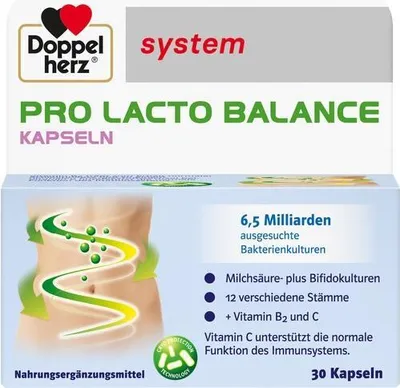 Zdjęcie produktu dla Double Heart Pro Lacto Balance system Capsules 30 kapsułek