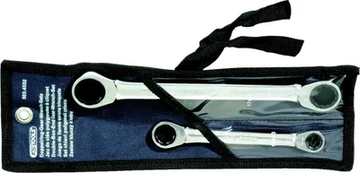 Produktbild von KS Tools GEARplus Doppel-Ratschenringschlüssel-Satz, 2-tlg