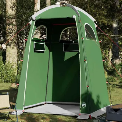 Image de vidaXL Tente de douche Vert Imperméable