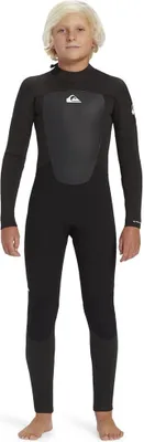 Image de Quiksilver 4/3 Mm Pro Combinaison Manches Longues avec Zip Dos Noir 8 Years Noir 8 Years