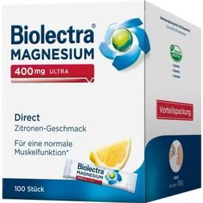 Image de Biolectra Magnésium 400 mg ultra Direct Citron, 100 comprimés