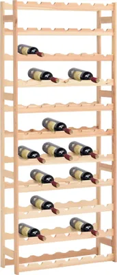 Image de vidaXL Casier à vin pour 77 bouteilles bois de pin - Casiers à vin