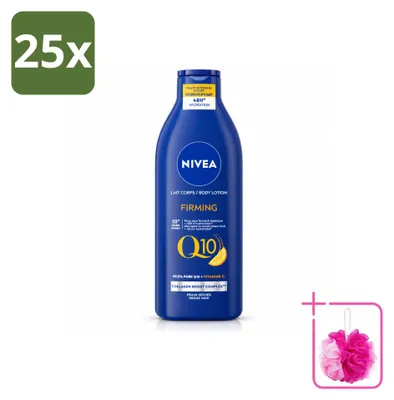 Productafbeelding van 25 x Nivea Q10 Bodylotion - Verstevigend - Met vitamine C - 400 ml - Voordeelverpakking - 25 stuks