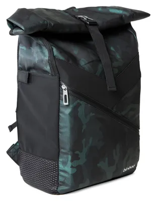 Image de blnbag M10 - Rollup Backpack Sac à dos pour vélo, sac à dos à roulettes Curier Backpack Roll-Top Bag, sac à dos de jour, matériau hydrofuge 60 cm, 21 L,Camouflage