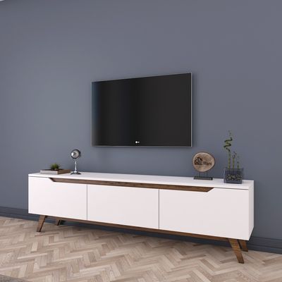 Skye Decor, TV stolík/skrinka - Damien (biela + orech)