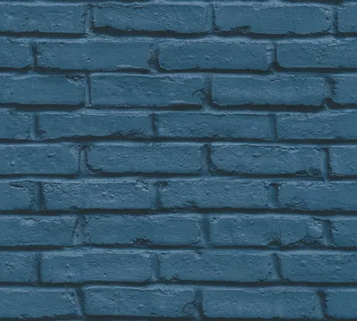 Produktbild von A.S. Création Steintapete Attractive Tapete in Backstein Optik Vliestapete blau 10,05 m x 0,53 m