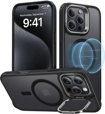 Obrázek produktu pro Pouzdro Hybrid Case (Halolock) Esr Ze Stojakiem Do Iphone 16 Pro Max (Czarne)