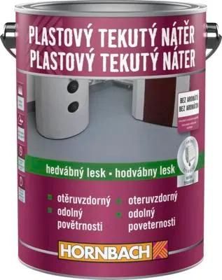 Obrázek produktu pro Plastový tekutý nátěr HORNBACH RAL 7001 stříbrošedá 2,5 l