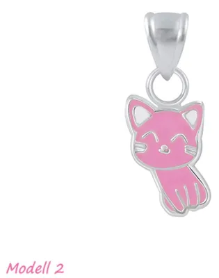 Produktbild von Katze Kette Silber 925: Kinderschmuck Anhänger Modell 2 ohne Kette