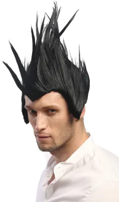 Produktbild von WIG ME UP Perücke Punk Iro Schwarz 2625-P103
