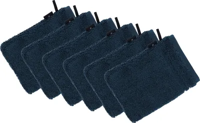 Produktbild von 6er Pack Waschhandschuh Vienna Style Supersoft von der Marke Vossen 22 x 16 cm