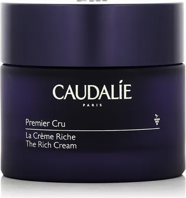 Produktbild von Caudalie Premier Cru Die Reichhaltige Creme 50 ml, Tages- & Nachtcreme, Frauen, trockene Haut, Gesicht, Hals/Nacken, Anti-Aging, Anti-Mitesser, Anti-Falten, Feuchtigkeitsspendend, Aufpolsterung, Glättend, 50 ml