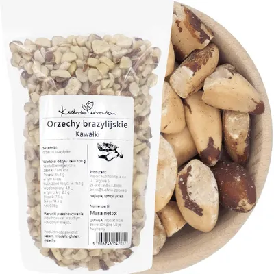 Produktbild von Paranüsse Stücke 200 g Natur Nussbruch Snack Backen Müsli Küche