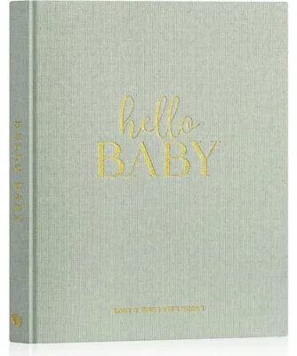 Produktbild von Baby Tagebuch für die ersten 5 Jahre, Leinen Hardcover, 154 Seiten, Grün