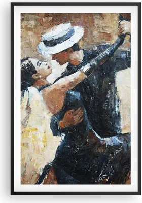 Produktbild von Gerahmtes Poster - Schwarzer Rahmen - tanzen sie - 61x91,5 cm - Wand Bild - Wanddeko - Wandbilder - Kunstposter - Wandposter - Bilderrahmen - Bilder - Kunstdruck - Wandbild - P2BPA61x91-3773