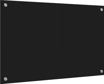 Obrázok produktu pre vidaXL Kuchynský splashback čierny 80 x 50 cm Tvrdené sklo
