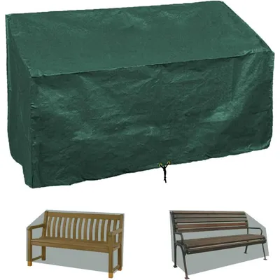 Immagine prodotto di Copertura impermeabile per sedia da giardino, in polietilene, colore verde, dimensioni 163x66x63/89 cm