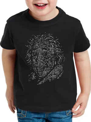 Produktbild von style3 Einstein Logik Kinder T-Shirt urknall mathematik albert
