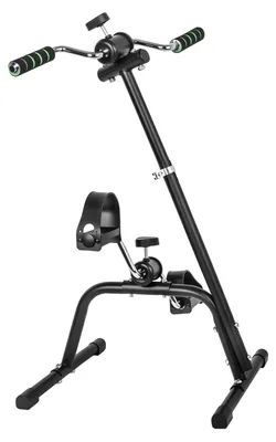 Image de Support de pédalier d'entraînement - Mini vélo d'appartement - Résistance et hauteur réglables - Entraînement de l'équilibre pour les pieds - Base antidérapante - Portable, idéal pour la maison ou le bureau - Capacité de charge : 120 kg