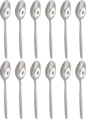 Produktbild von Argon Ta Economy Teelöffel aus Edelstahl – 13,5 cm – 12 Stück