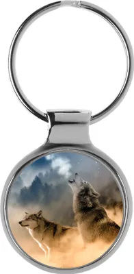 Produktbild von KIESENBERG 3D Schlüsselanhänger Wolf Wölfe Rudel Geschenk A-9670