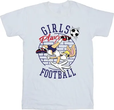 Produktbild von Looney Tunes - "Girls Play Football" T-Shirt für Herren BI52488 (M) (Weiß)