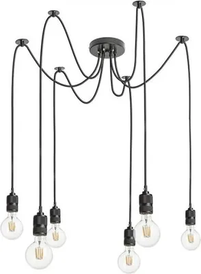 Zdjęcie produktu dla CINDY VI czarna 230V LED E27 6x15W