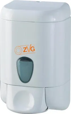Obrázek produktu pro Dávkovač mýdla ZVG z bílého plastu, cca 1000 ml, 20,1x11,2x12,8 cm, bílý
