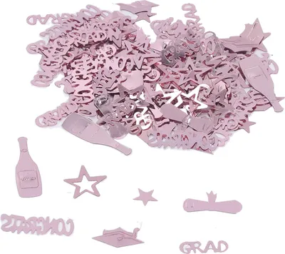 Produktbild von Roségoldenes Abschluss-Konfetti, 100 g, wiederverwendbar, umwerfend für die Dekoration von Partys