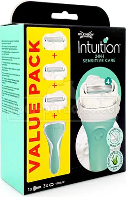Produktbild von Wilkinson Sword Intuition Sensitive Care Rasierer mit 3 Klingen