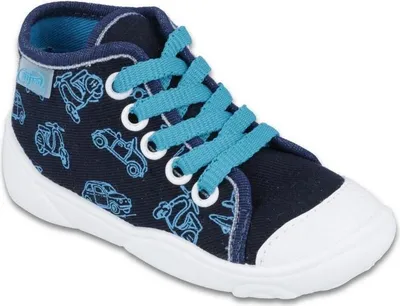 Produktbild von BEFADO Jungen Kinder Sneakers Schnürsenkel Auto Blau 24