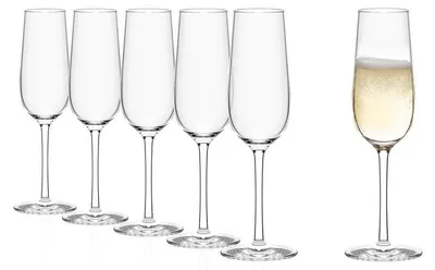 Produktbild von 6x Stölzle Lausitz Weinland Sektkelch / Champagnerglas / Sektglas 200 ml
