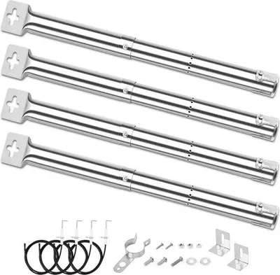 Produktbild von Verstellbare Brennerdüse 31-44cm Edelstahl 4-teilig für Gasgrill