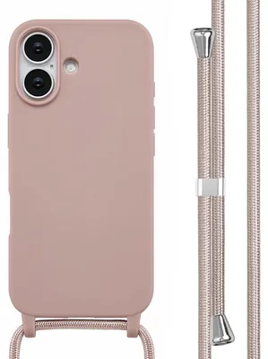 Immagine prodotto di imoshion Custodia in silicone con cavo per Apple iPhone 17 - Rosa sabbia