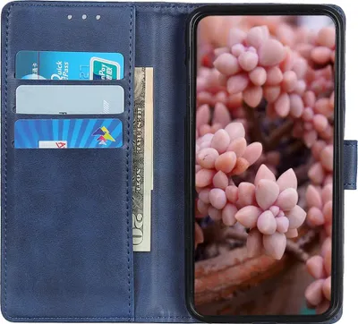 Produktbild von Nokia 1.4 Hülle - Coverup Luxus Klapphülle - Blau