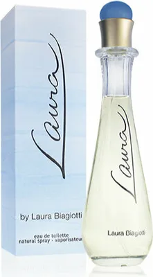 Zdjęcie produktu dla Laura Biagiotti Laura, Kobiety, 75 ml, Spray, ALCOHOL DENAT., PARFUM/FRAGRANCE, AQUA/WATER, ETHYLHEXYL METHOXYCINNAMATE, DIETHYLAMINO..., 1 szt.