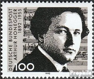 Produktbild von Briefmarken BRD (BR.Deutschland) 1992 Mi 1596 (kompl.Ausgabe) postfrisch 100.Geburtstag von Honegger