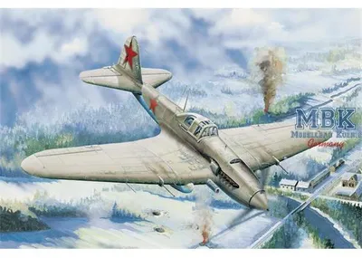 Obrázok produktu pre Model lietadla IL-2, útočné lietadlo, od spoločnosti Hobby Boss, mierka 1:32, kód produktu 83201