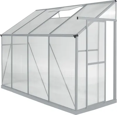 Obrázek produktu pro Zahradní skleník ke zdi 290x125x216cm / 3,6m2 + základna