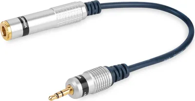 Immagine prodotto di Adattatore Jack 3,5 Stereo Maschio - Jack 6,3 Stereo Femmina Vitalco (A1)