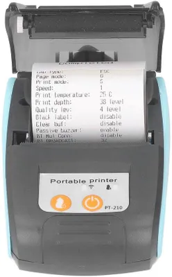 Imagen del producto de Impresora de recibos en miniatura - Tecnología de impresión térmica - 58 mm - Inalámbrica - Formato mini - Ideal para el comercio minorista