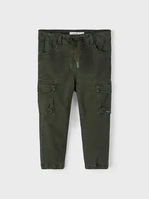 Produktbild von NAME IT Jungen Cargo Jeans Hose Twill Jogger Pants mit Gummizug NMMBEN Größe: